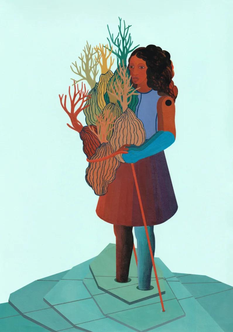 Otobong Nkanga. "I dreamt of you in colours" 