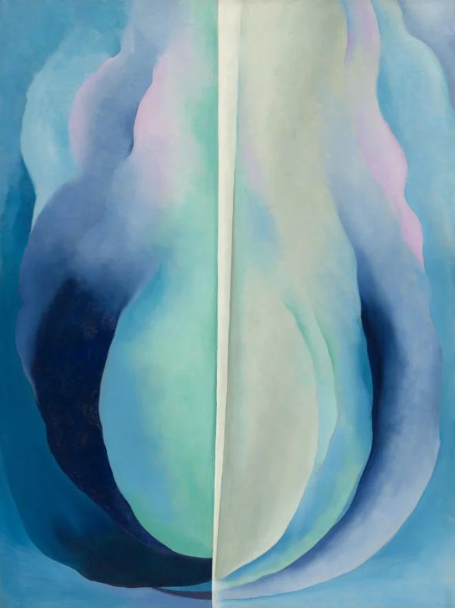 Georgia O'Keeffe. Abstraction Blue. 1927